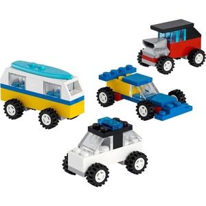 LEGO Classic 90 Years of Cars 71 Piece Iconic Cars Toy Set Polybag with 4 Cars